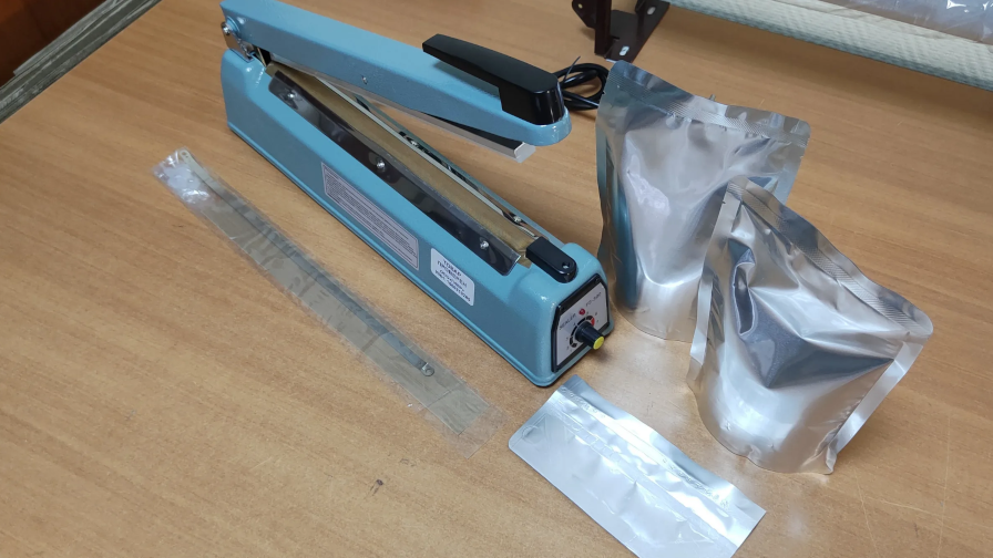 Процесс запайки дой-пак пакета