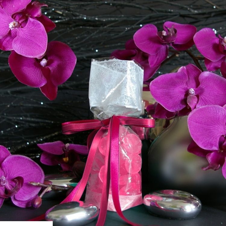 Пакет полипропиленовый с прямоугольным дном DENTELLE BLANCHE, 6×4×26 см, 35 мкм