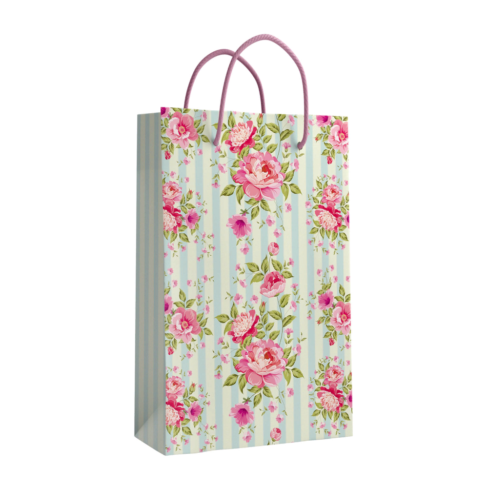 Пакет бумажный с ручками, с рисунком, 33×10×47 см
