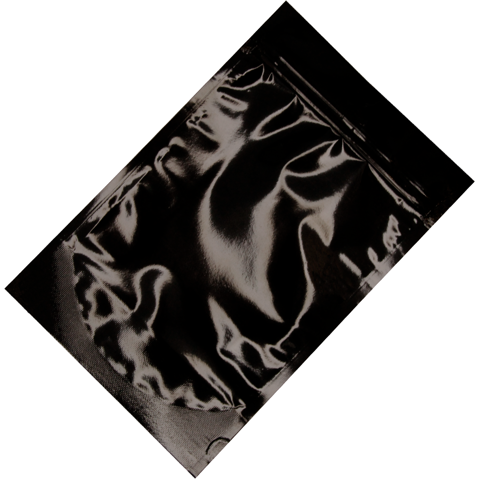 Дой-пак пластиковый с застёжкой zip-lock чёрный, 15×19×3 cм