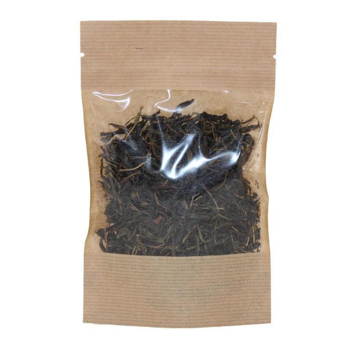 Дой-пак с замком zip-lock из крафт-бумаги с окном 13 см, 10×18×3 cм