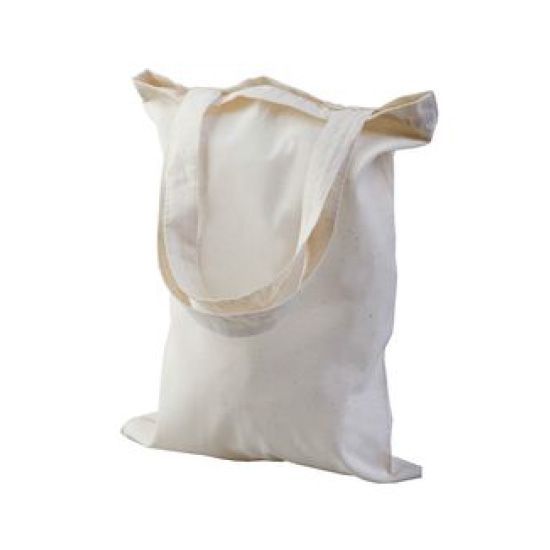 Сумка из хлопка, белая, 25×35 см