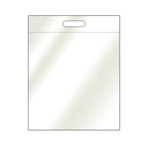 Грипперы прозрачные с прорубной ручкой, 20×25 см, 100 мкм