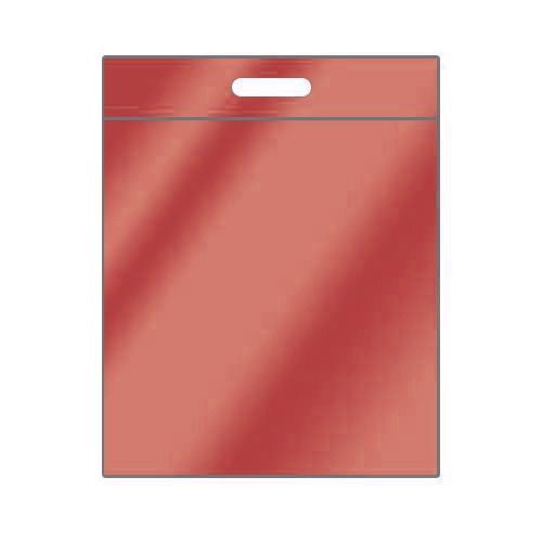 Грипперы вишнёвые с прорубной ручкой, 35×35 см, 100 мкм