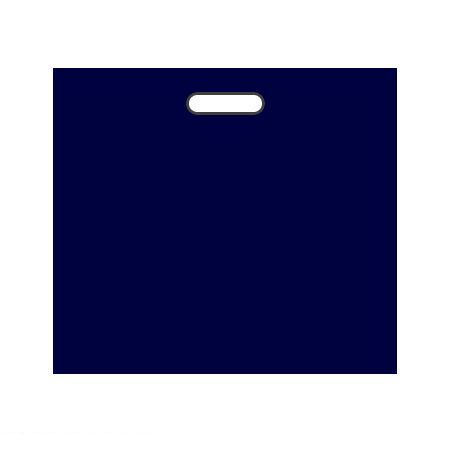 Пакет полиэтиленовый, синий, ПВД, 60×50 см