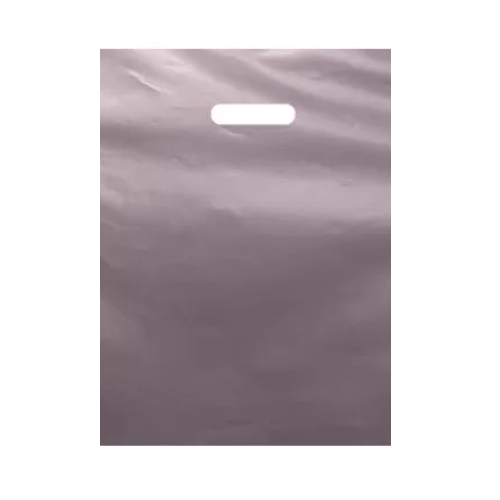 Пакет полиэтиленовый, серебряный, ПВД, 22×34 см