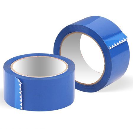 Клейкая лента упаковочная синяя, 48 мм×60 м, 45 мкм