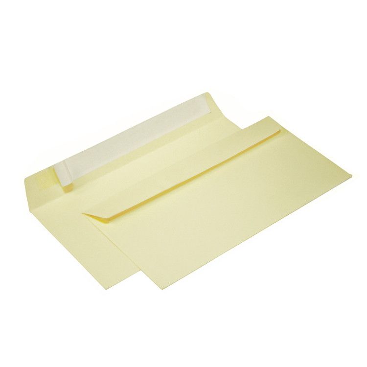 Кремовый конверт С65, стрип, 110 г/м²