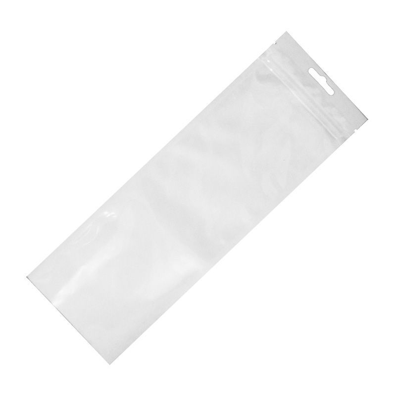 Грипперы белые с прозрачной стороной, 12×31 см, 110 мкм