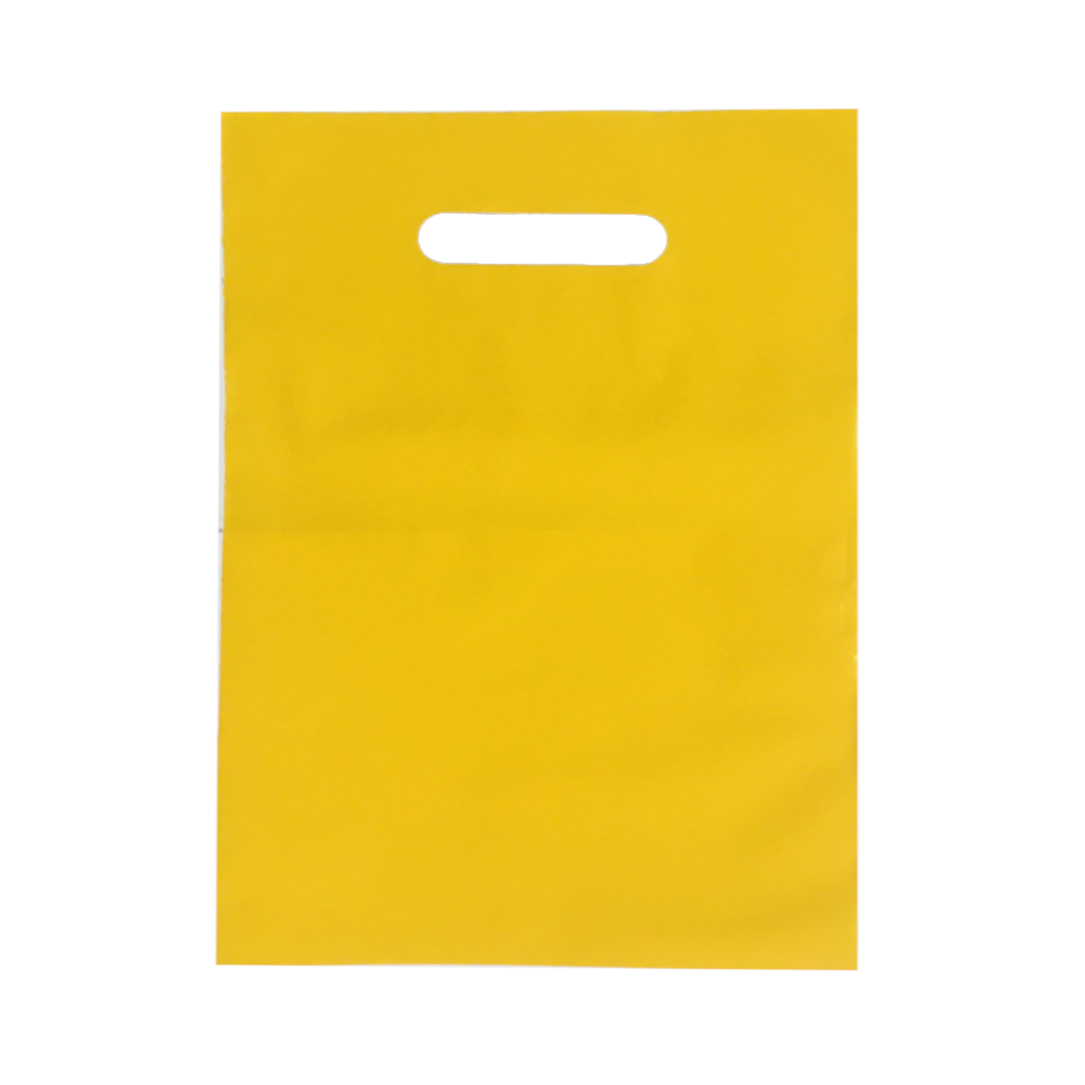 Пакет полиэтиленовый, жёлтый, ПВД, 22×34 см