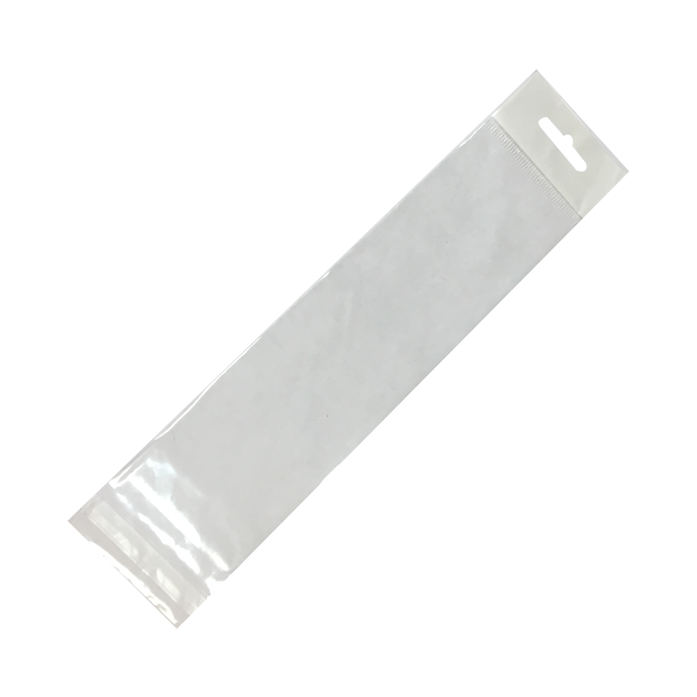 БОПП пакет с клеевым клапаном и еврослотом, 6×21 см, 25 мкм