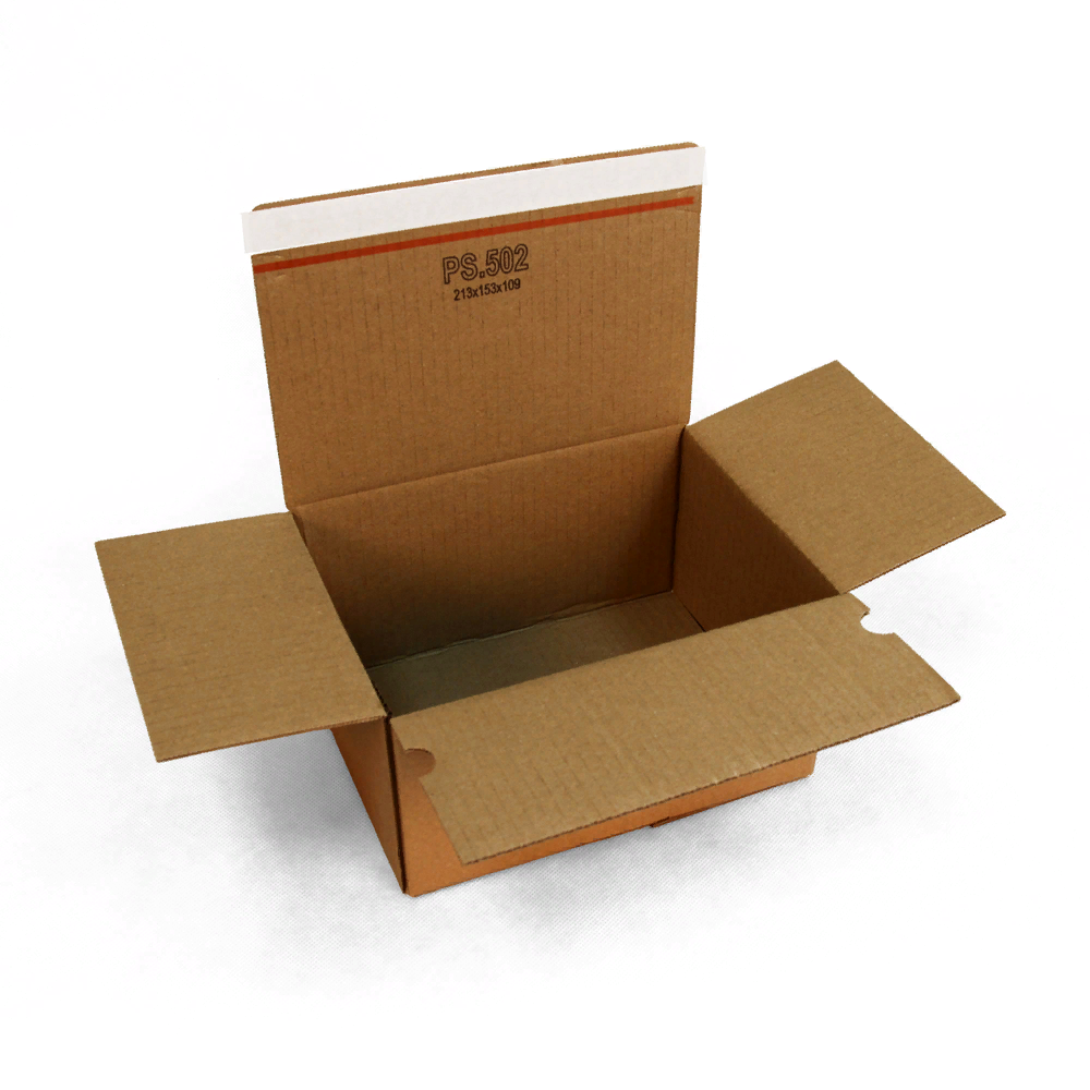 Гофрокоробка с клеевым клапаном, 21×15×11 см