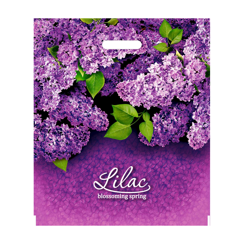 Пакет полиэтиленовый «Сирень», ПВД, 40×47 см