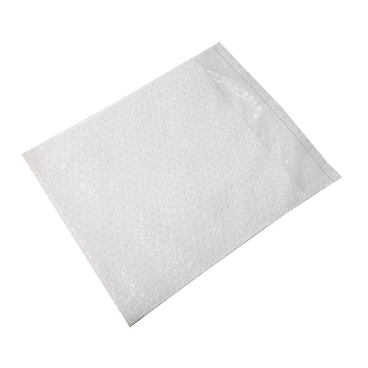 Пакет из воздушно-пузырчатой плёнки, белый, двухслойный, 30×32 см, 75 г/м², с клапаном