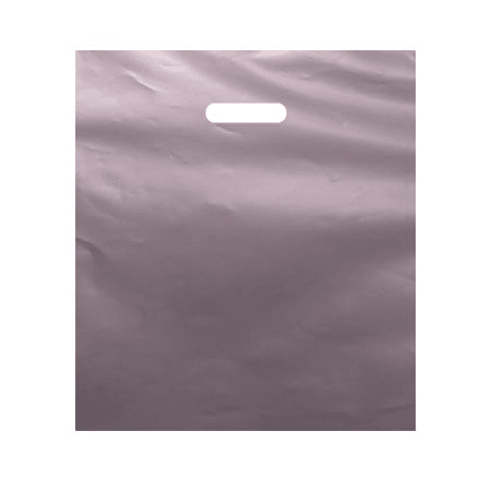 Пакет полиэтиленовый, серебряный, ПВД, 38×50 см