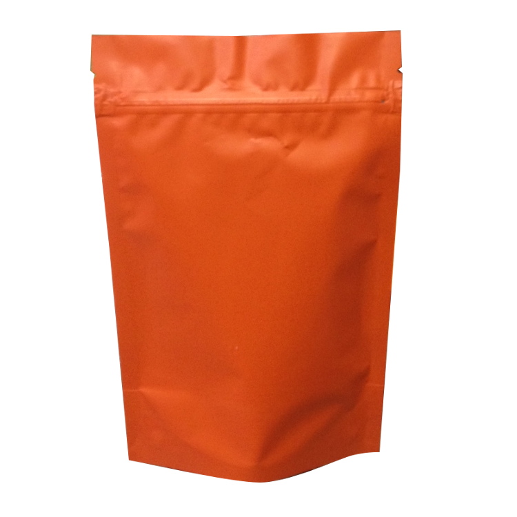 Дой-пак с замком zip-lock оранжевый, 13×20×4 cм