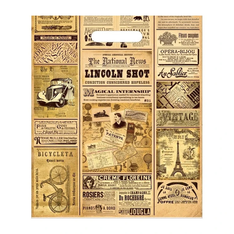 Пакет полиэтиленовый «Газета», ПВД, 30×40 см