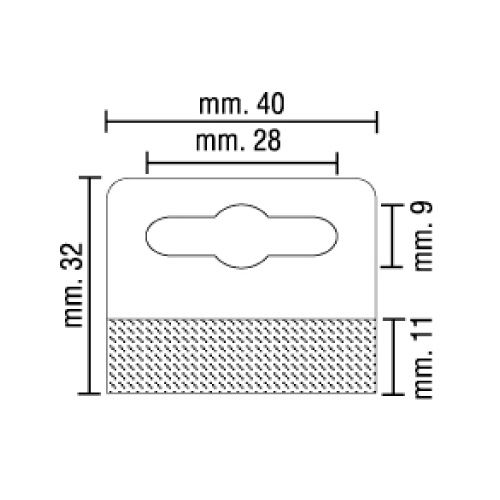 Вешалки самоклеющиеся для пакетов и коробок Е-500, самоклеющиеся