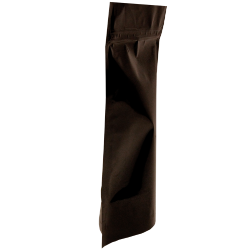 Дой-пак пластиковый с застёжкой zip-lock чёрный, 15×19×3 cм