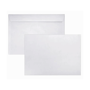 Конверт С5 белый, стрип, 80 г/м²