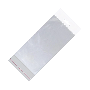 БОПП пакет с еврослотом и клеевым клапаном, 10×20 см, 20 мкм