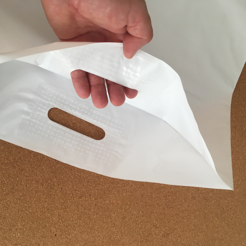 Пакет полиэтиленовый, белый, ПВД, 45×50 см