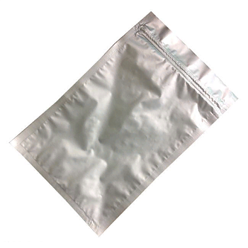 Грипперы серебристые с прозрачной стороной, 15×25 см, 115 мкм