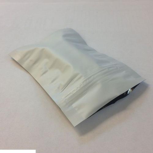 Белые металлизированные грипперы с прозрачной стороной, 10×15 см, 110 мкм