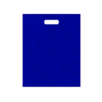Пакет полиэтиленовый, ярко-синий, ПВД, 38×50 см