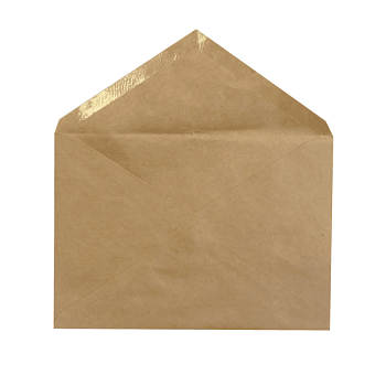 Конверт С5 крафтовый, декстрин, 80 г/м²