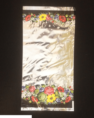 Пакет полипропиленовый с рисунком «Жостово», 15×30 см, 25 мкм