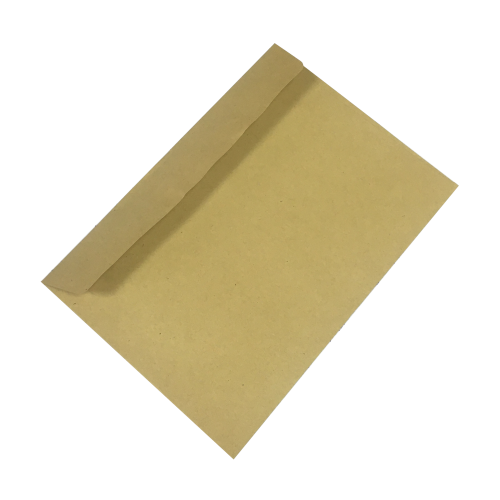 Конверт С5 крафтовый, отрывная лента, 80 г/м²