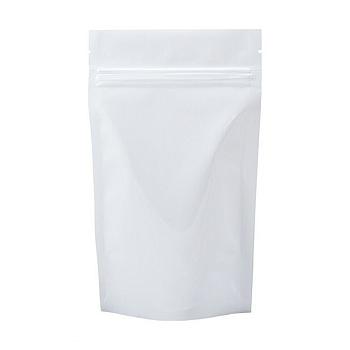 Дой-пак с замком zip-lock белый, 18×24×4 cм