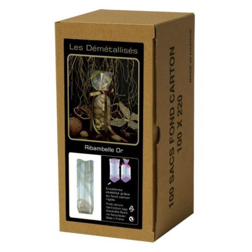 Пакет полипропиленовый с прямоугольный дном RIBAMBELLE OR, 6×4×26  см, 35мкм