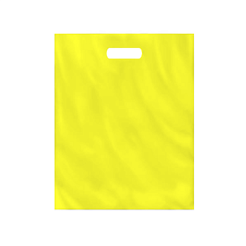 Пакет полиэтиленовый, жёлтый, ПВД, 38×50 см