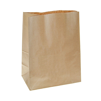 Пакет из макулатурной бумаги 26×15×34 см 70 г/м²