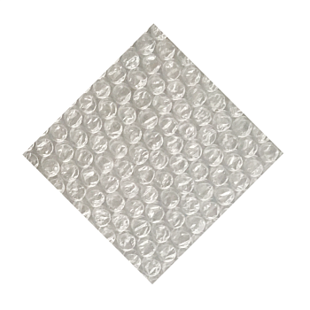 Пакет из воздушно-пузырчатой пленки, двухслойный, 10×10 см, 55 г/м²