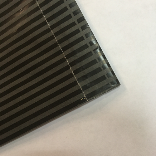 Крафт-пакет чёрный с рисунком «Люкс», 31×7×49 см