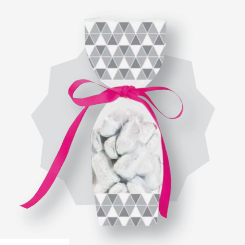 Пакет полипропиленовый с прямоугольным дном Ruban Glace, 6×4×26 см, 35 мкм