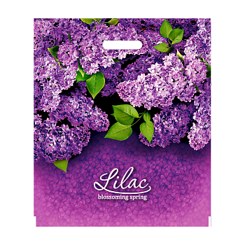 Пакет полиэтиленовый «Сирень», ПВД, 40×47 см