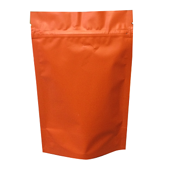 Дой-пак с замком zip-lock оранжевый, 10×15×3 cм