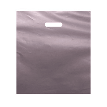 Пакет полиэтиленовый, серебряный, ПВД, 38×50 см