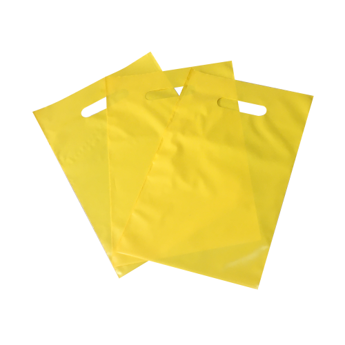 Пакет полиэтиленовый, жёлтый, ПВД, 22×34 см