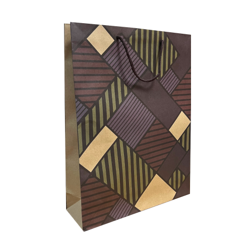 Крафт-пакет подарочный с ручками, MIX цветное ассорти, 31×10×41 см