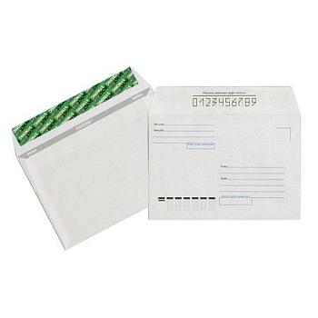Конверт белый «Куда-кому», C6, стрип, 80 г/м²