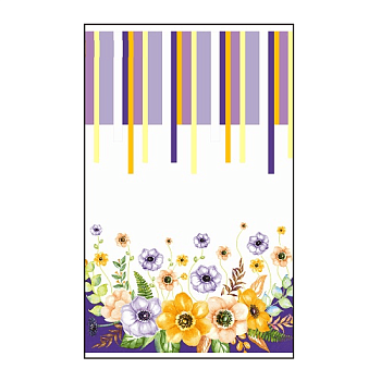 Пакет полипропиленовый с рисунком «Сиреневый туман», 25×40 см, 25 мкм