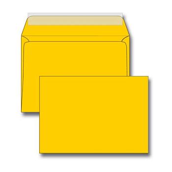 Конверт тёмно-жёлтый, C4, стрип, 110 г/м²