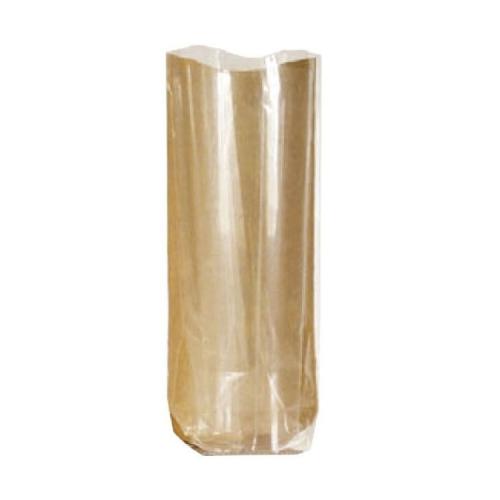 Крафт-пакет с прозрачной стороной 26×6×4 см