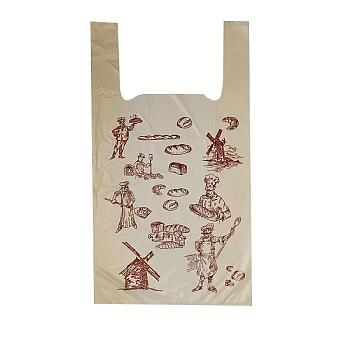 Пакет-майка «Пекарь», ПНД, 28×50 см