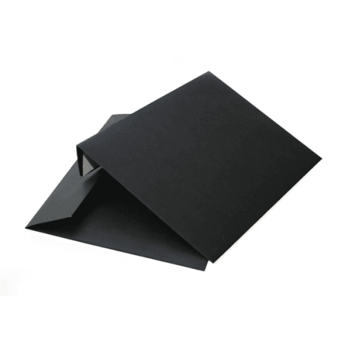 Чёрный конверт С6, стрип, 110 г/м²